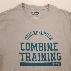 NFL Philadelphia Eagles Graphic Football T-Shirt Mens Size Medium M Gray